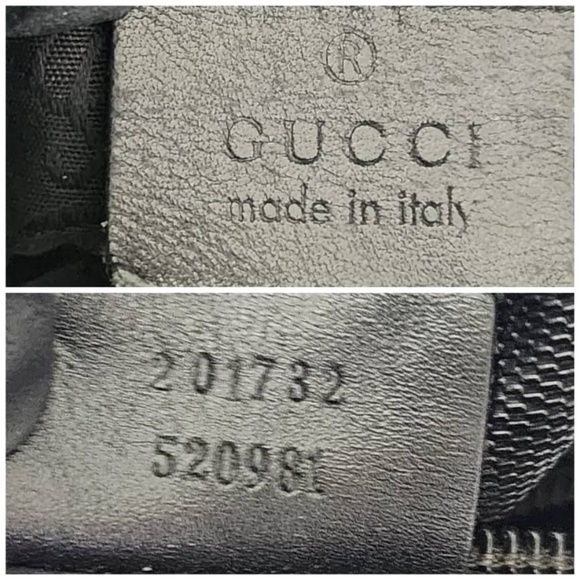 Authentic GUCCI Imprime Monogram Medium Double Buckle Flap Messenger Bag Black - Picture 13 of 16